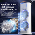 dual side 90 degree rotating fan - Droppy Kart