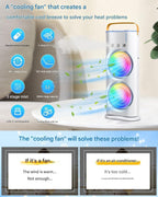 mini cooler fan with remote - Droppy Kart