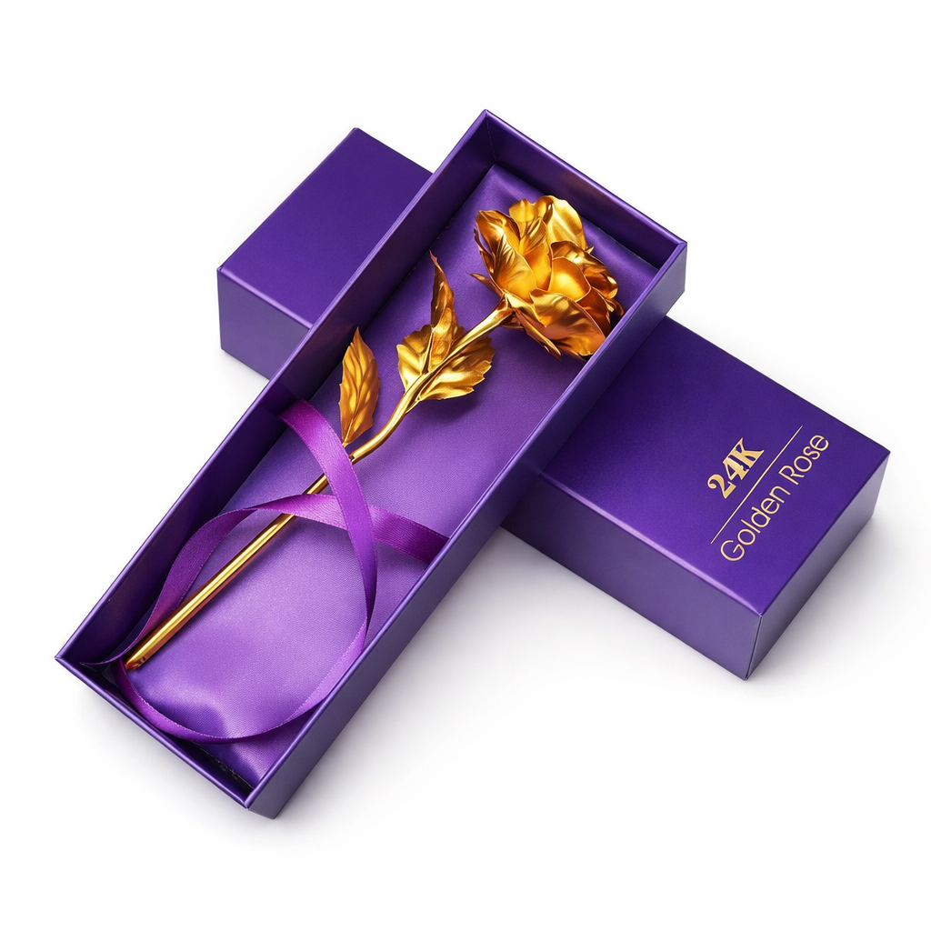24K Golden Rose - Premium Gift for Her